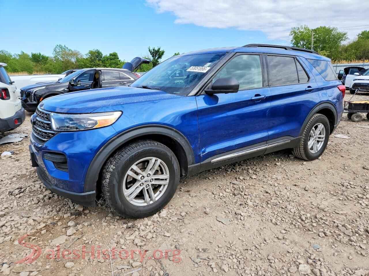 2020 FORD EXPLORER VIN 1FMSK8DH3LGD14203, auction photo