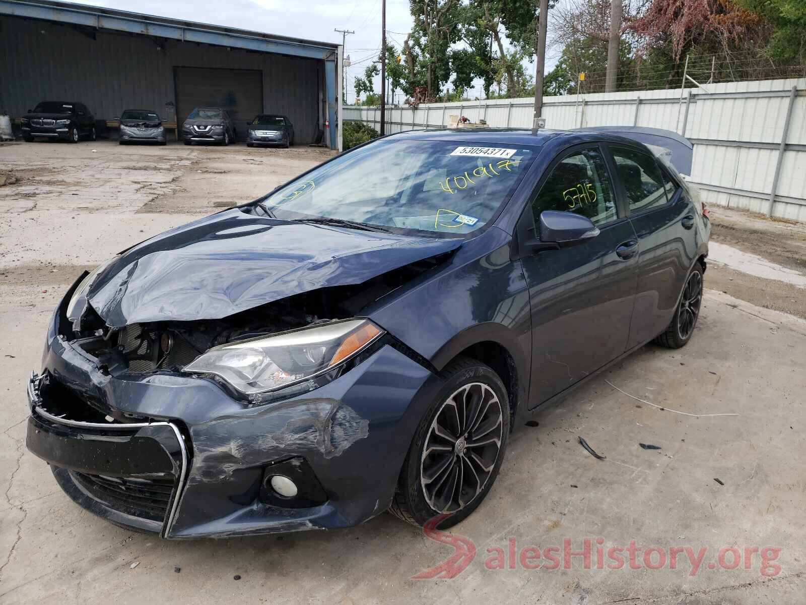 5YFBURHE5GP401917 2016 TOYOTA COROLLA