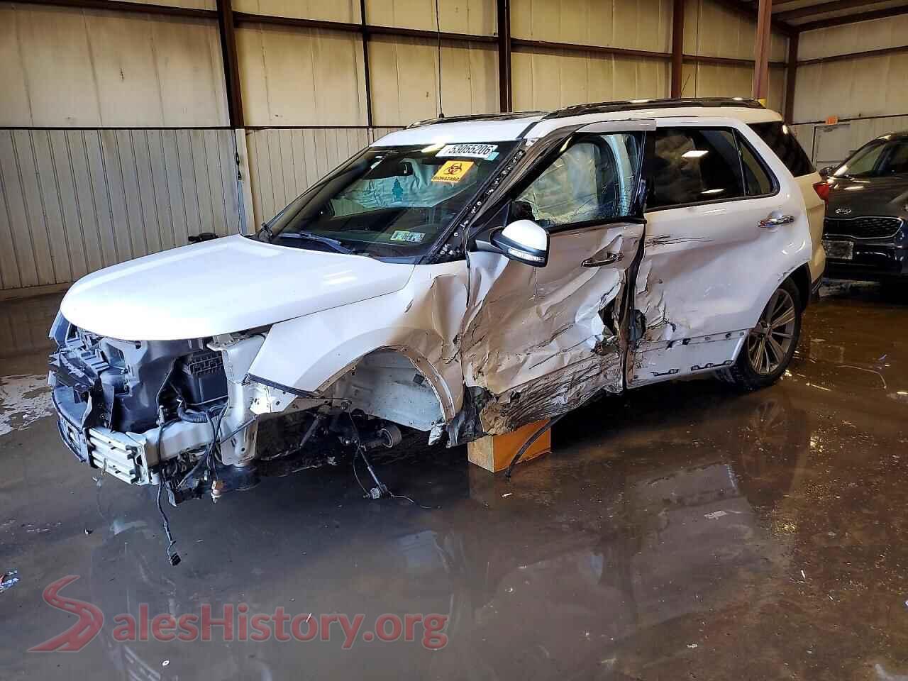 2018 FORD EXPLORER VIN 1FM5K8F86JGB15010, auction photo