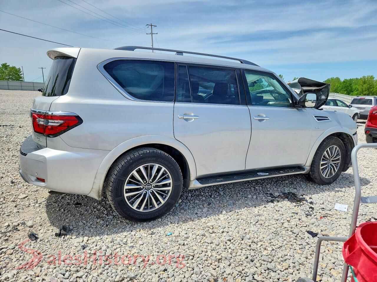 2022 NISSAN ARMADA VIN JN8AY2BB5N9814255, right side view