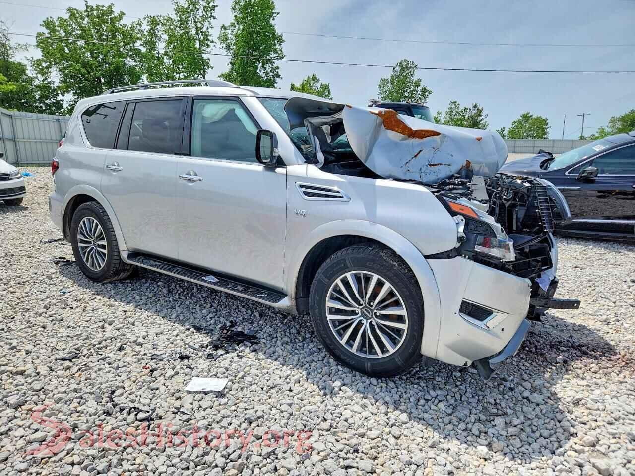 2022 NISSAN ARMADA VIN JN8AY2BB5N9814255, rear 3/4 view