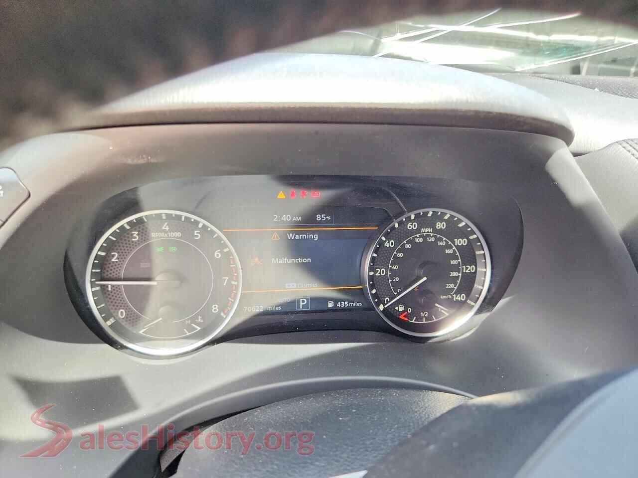 2022 NISSAN ARMADA VIN JN8AY2BB5N9814255, interior center console