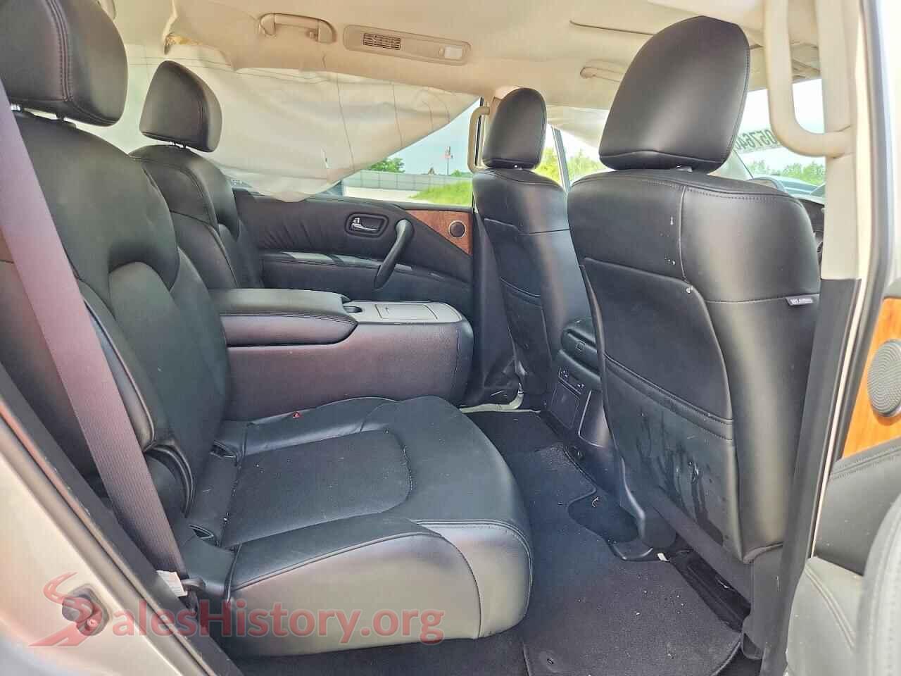 2022 NISSAN ARMADA VIN JN8AY2BB5N9814255, VIN plate