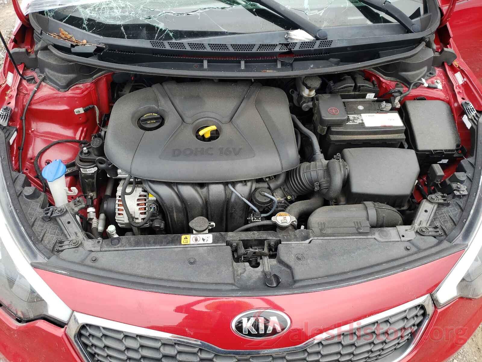 KNAFX4A66G5574760 2016 KIA FORTE