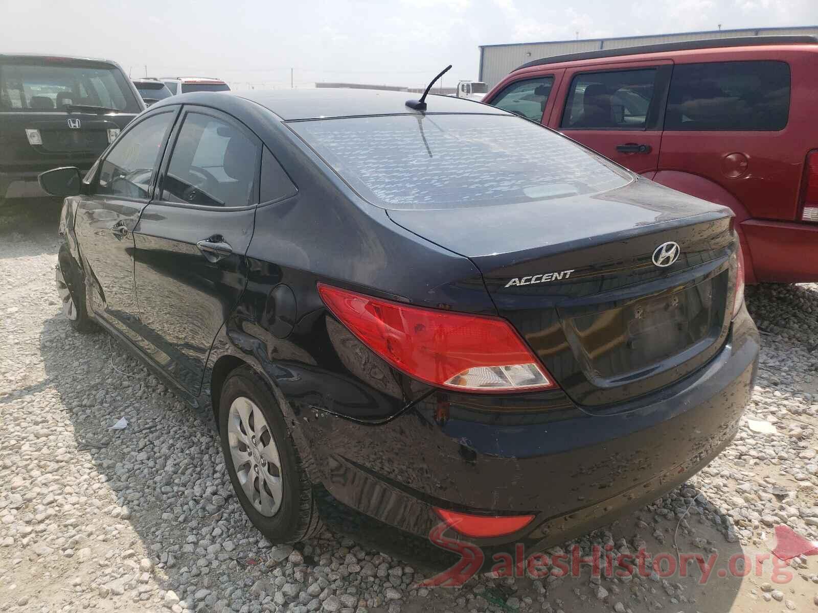 KMHCT4AE7GU976927 2016 HYUNDAI ACCENT