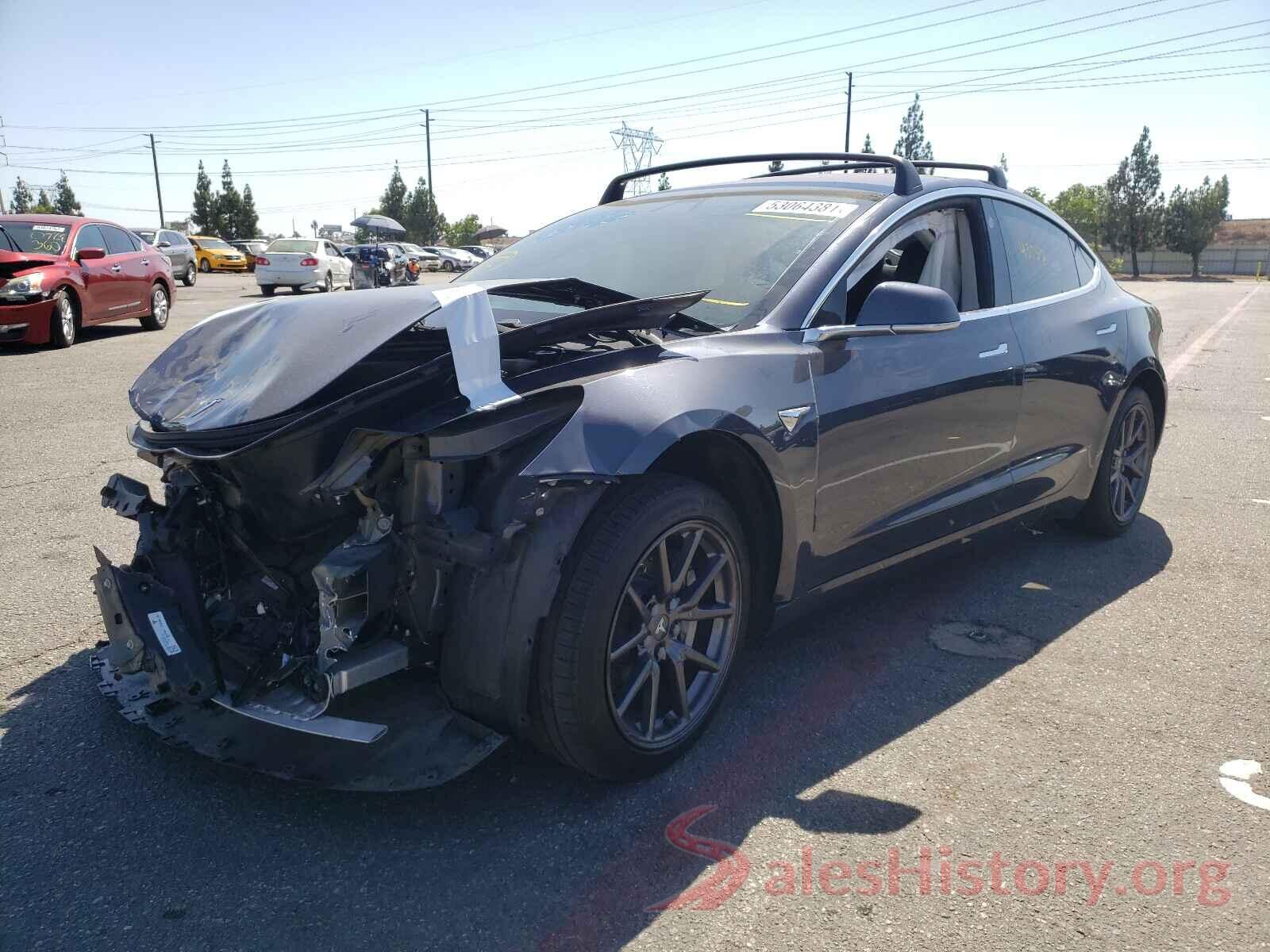 5YJ3E1EAXJF003996 2018 TESLA MODEL 3