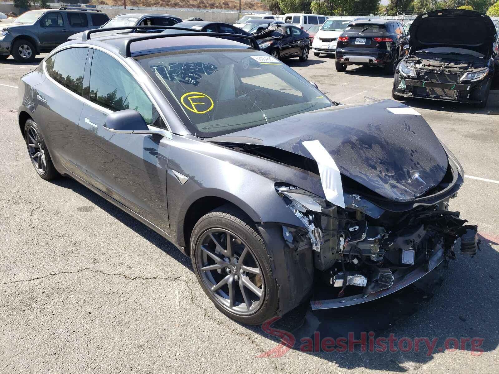 5YJ3E1EAXJF003996 2018 TESLA MODEL 3