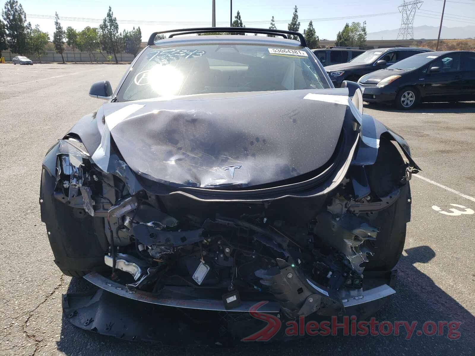 5YJ3E1EAXJF003996 2018 TESLA MODEL 3