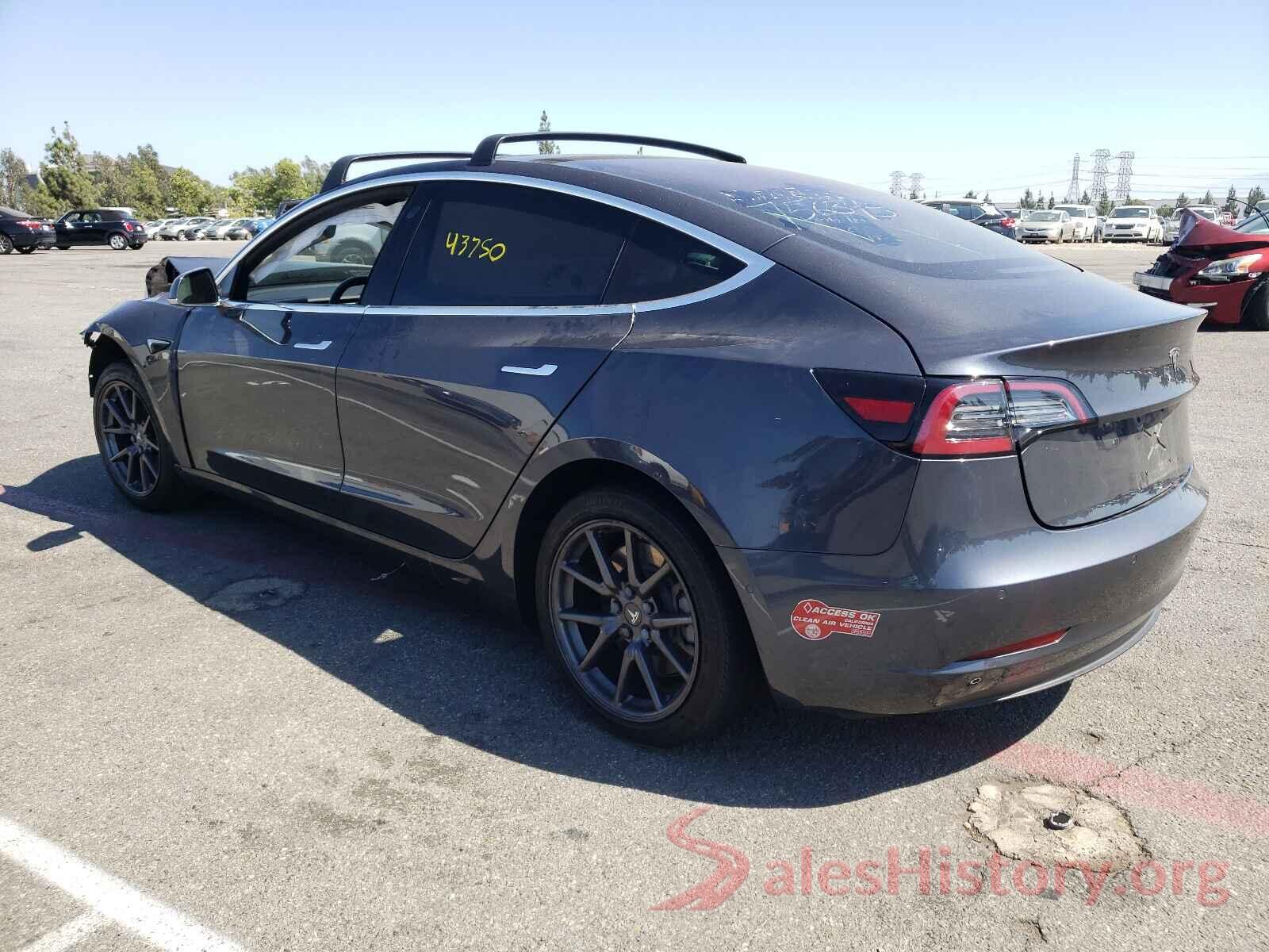 5YJ3E1EAXJF003996 2018 TESLA MODEL 3