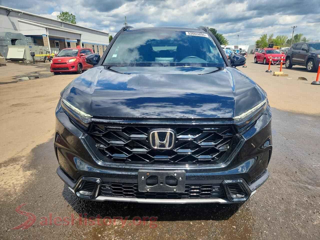 2025 HONDA CRV VIN 2HKRS6H83SH810887, rear view
