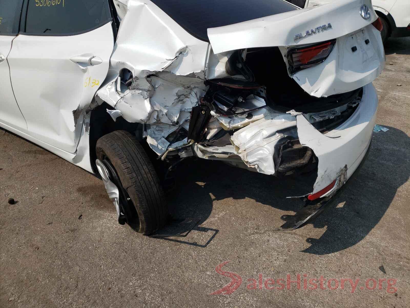 5NPDH4AEXGH695287 2016 HYUNDAI ELANTRA