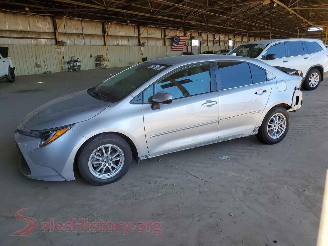 2022 TOYOTA COROLLA VIN JTDEAMDE8N3009115, auction photo