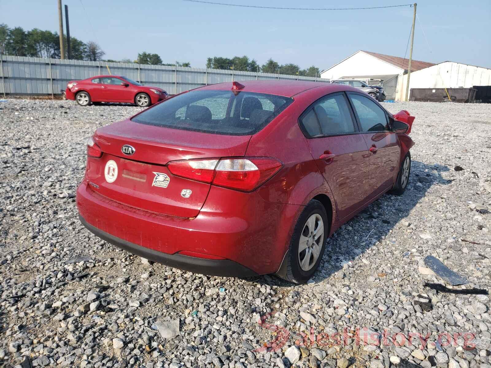 KNAFK4A65G5598630 2016 KIA FORTE