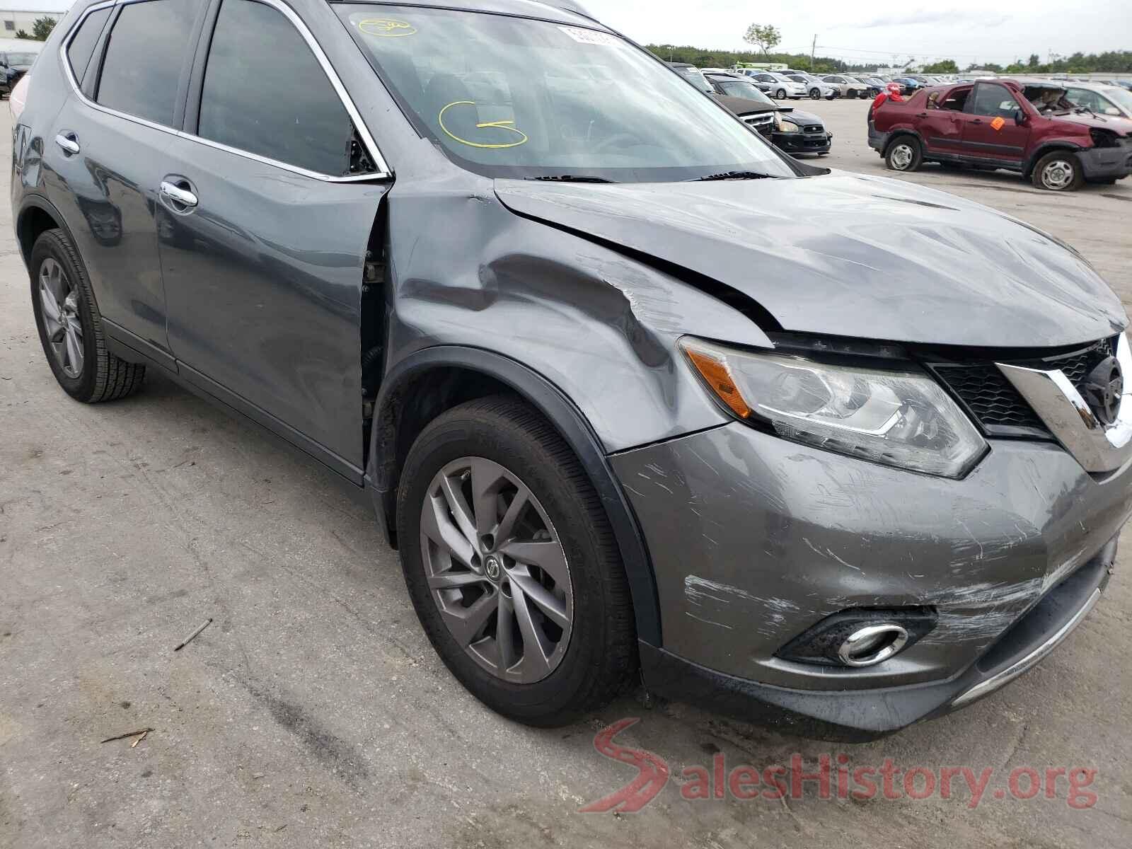 5N1AT2MT6GC749336 2016 NISSAN ROGUE