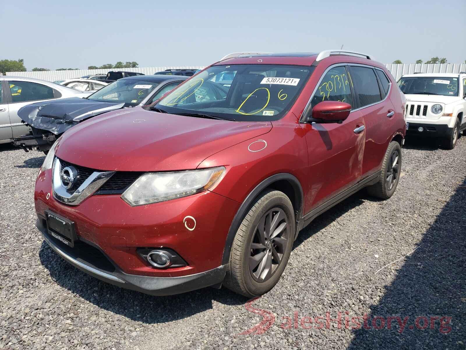 5N1AT2MTXGC806380 2016 NISSAN ROGUE