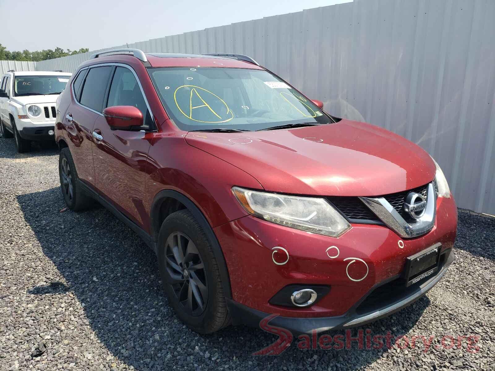 5N1AT2MTXGC806380 2016 NISSAN ROGUE