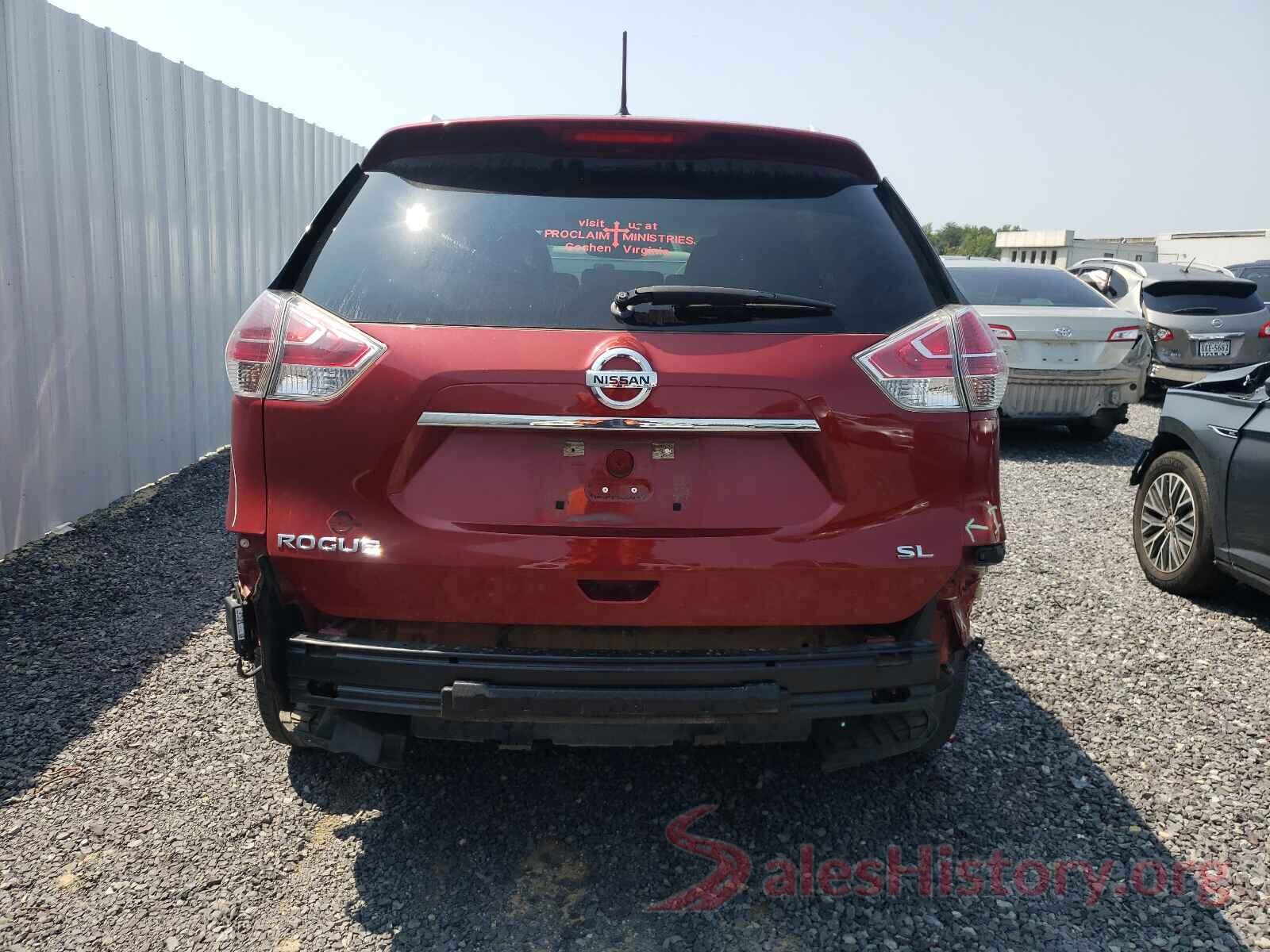 5N1AT2MTXGC806380 2016 NISSAN ROGUE