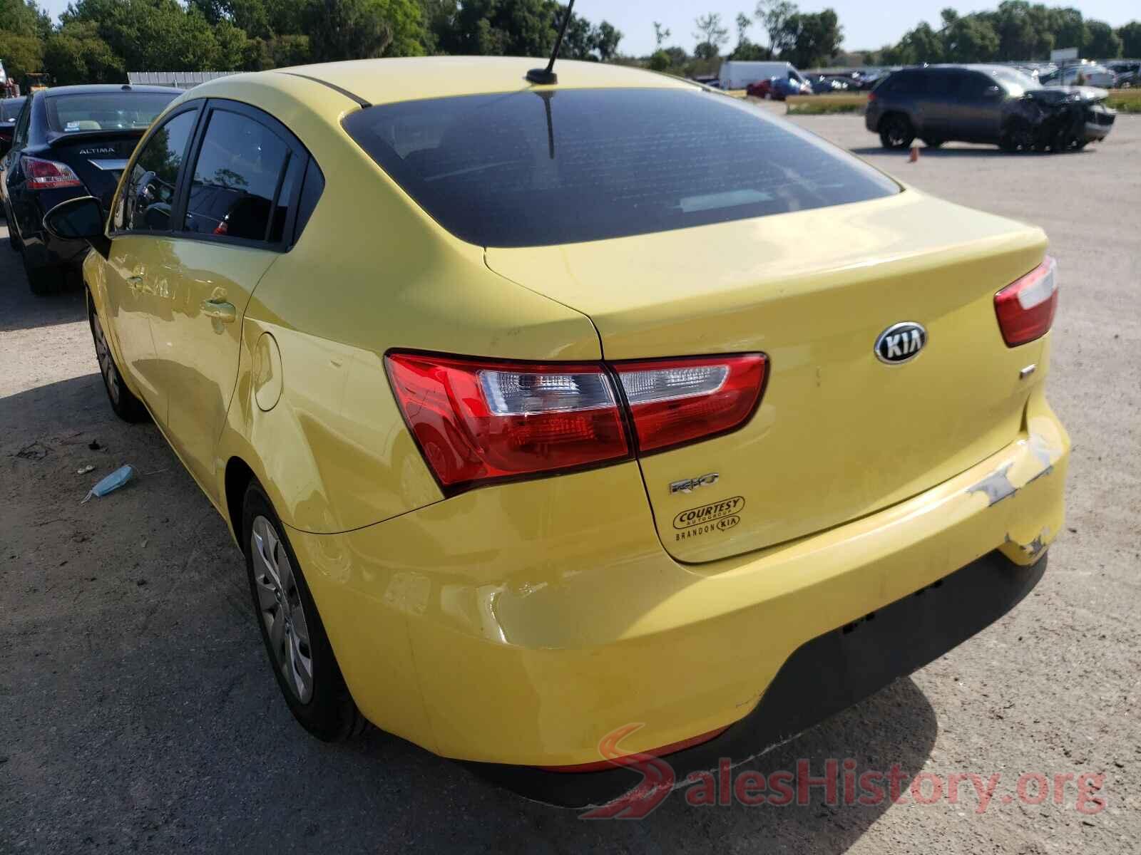 KNADM4A37G6598498 2016 KIA RIO