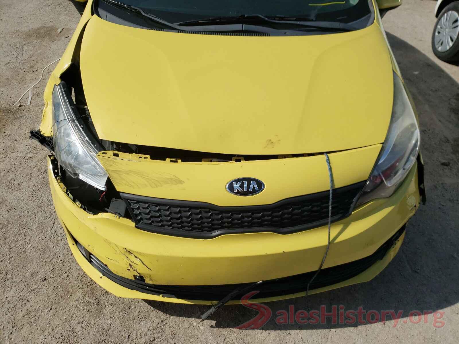 KNADM4A37G6598498 2016 KIA RIO