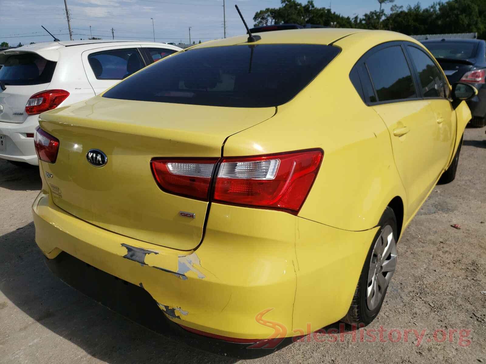 KNADM4A37G6598498 2016 KIA RIO