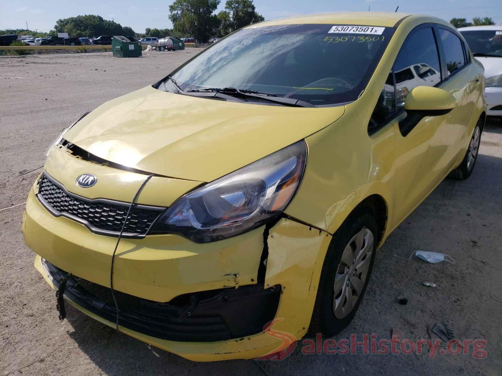 KNADM4A37G6598498 2016 KIA RIO