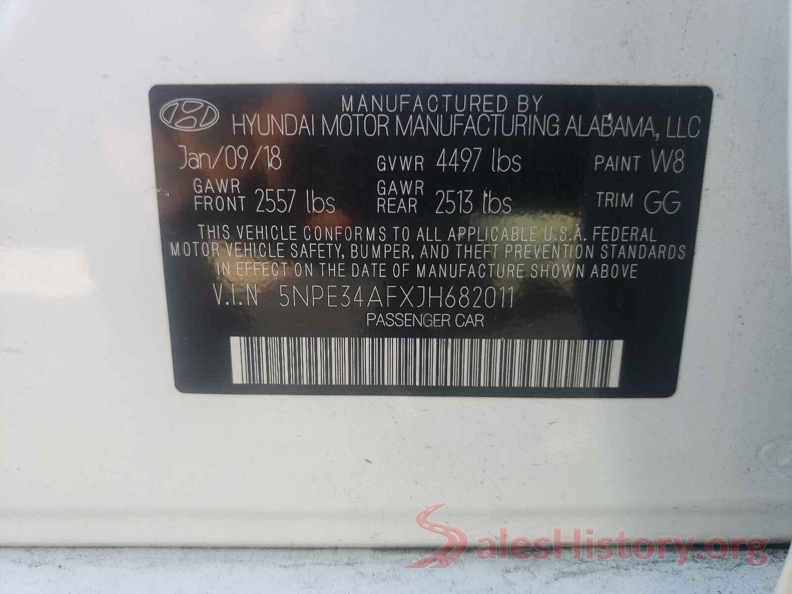 5NPE34AFXJH682011 2018 HYUNDAI SONATA