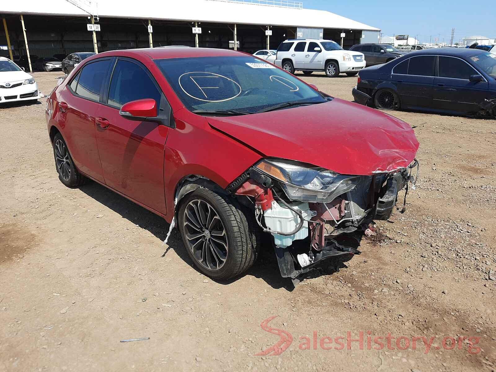 5YFBURHE6GP467862 2016 TOYOTA COROLLA