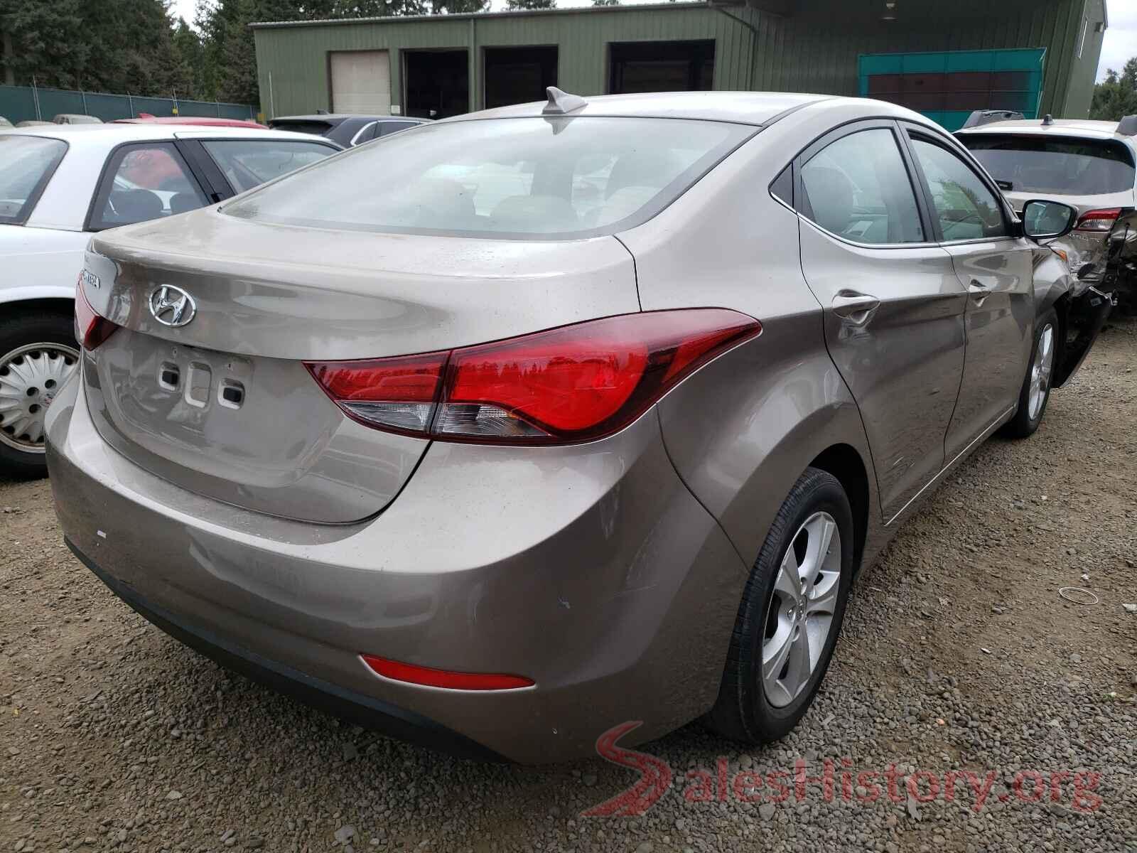 5NPDH4AE9GH686872 2016 HYUNDAI ELANTRA