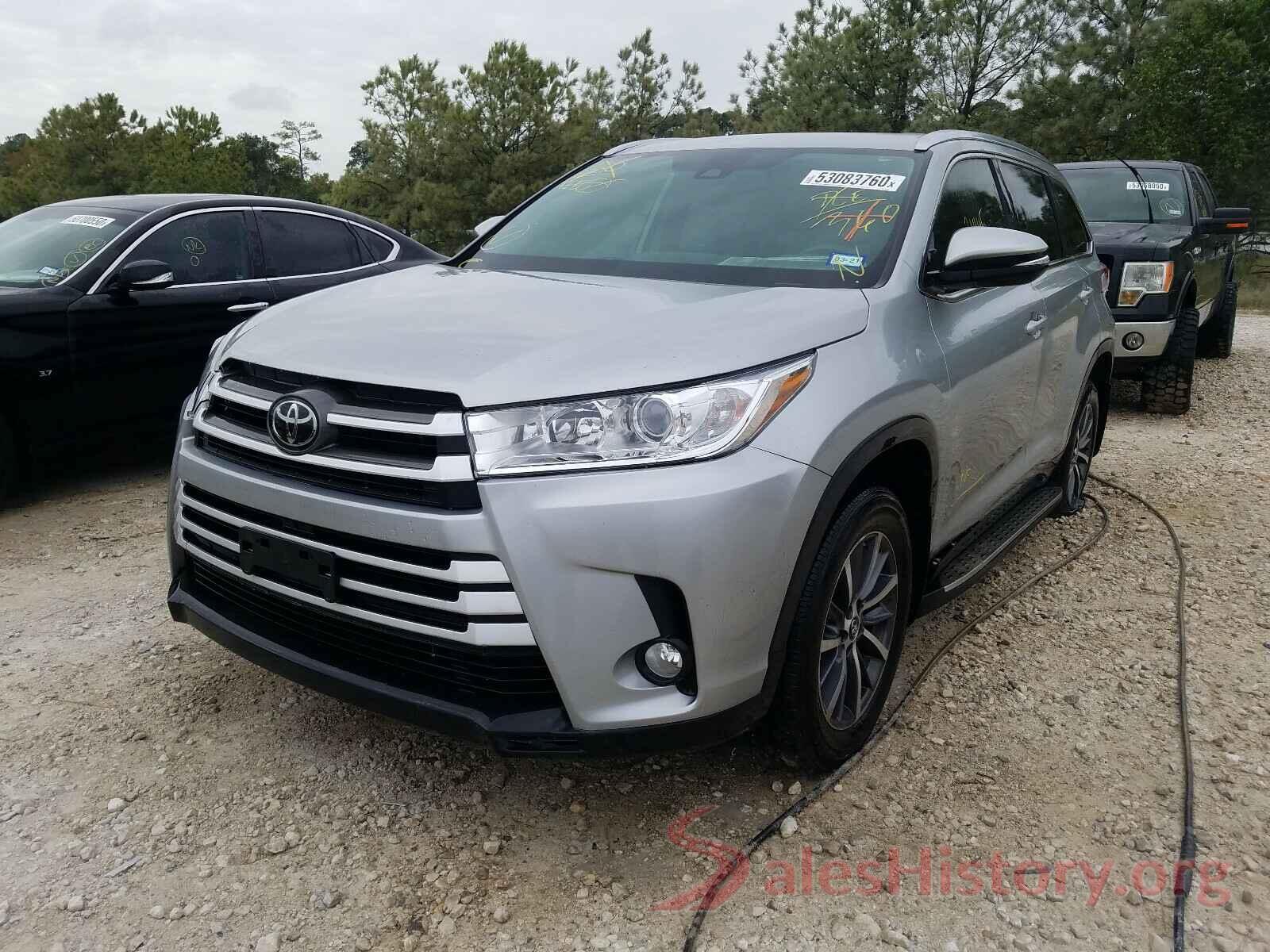 5TDKZRFH9KS561524 2019 TOYOTA HIGHLANDER