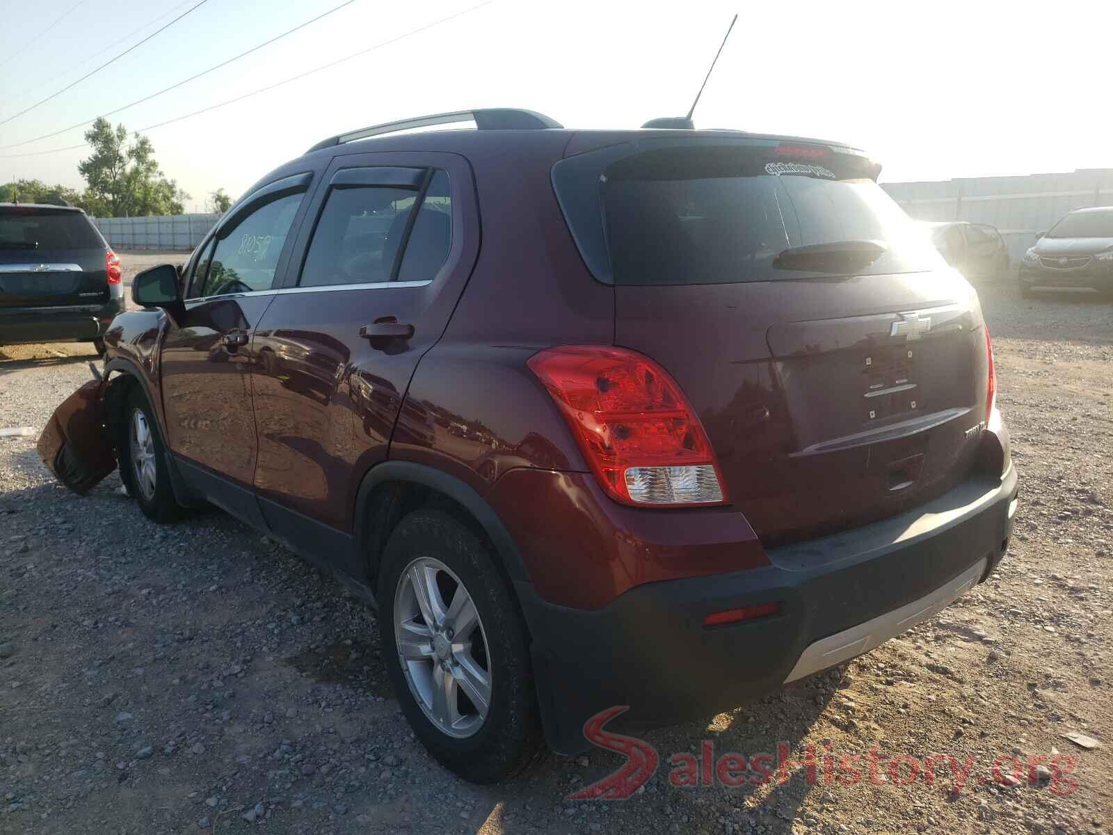 3GNCJLSB3GL179116 2016 CHEVROLET TRAX