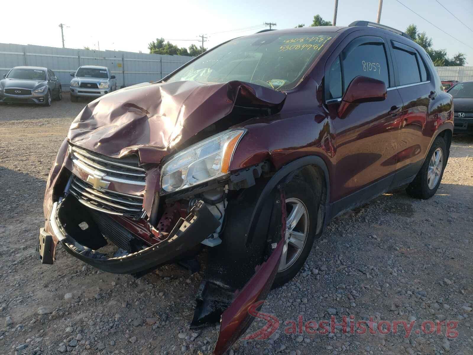 3GNCJLSB3GL179116 2016 CHEVROLET TRAX