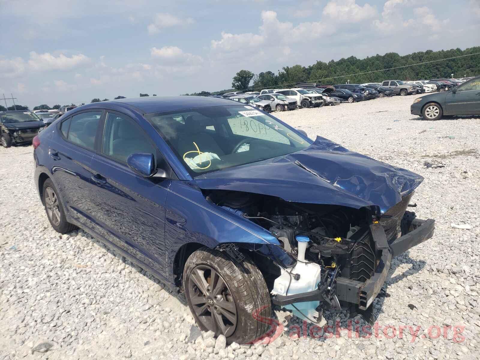 5NPD84LF5JH247231 2018 HYUNDAI ELANTRA