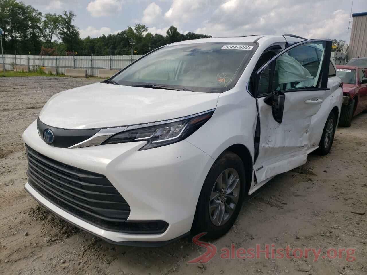 5TDBSKFCXMS020209 2021 TOYOTA SIENNA