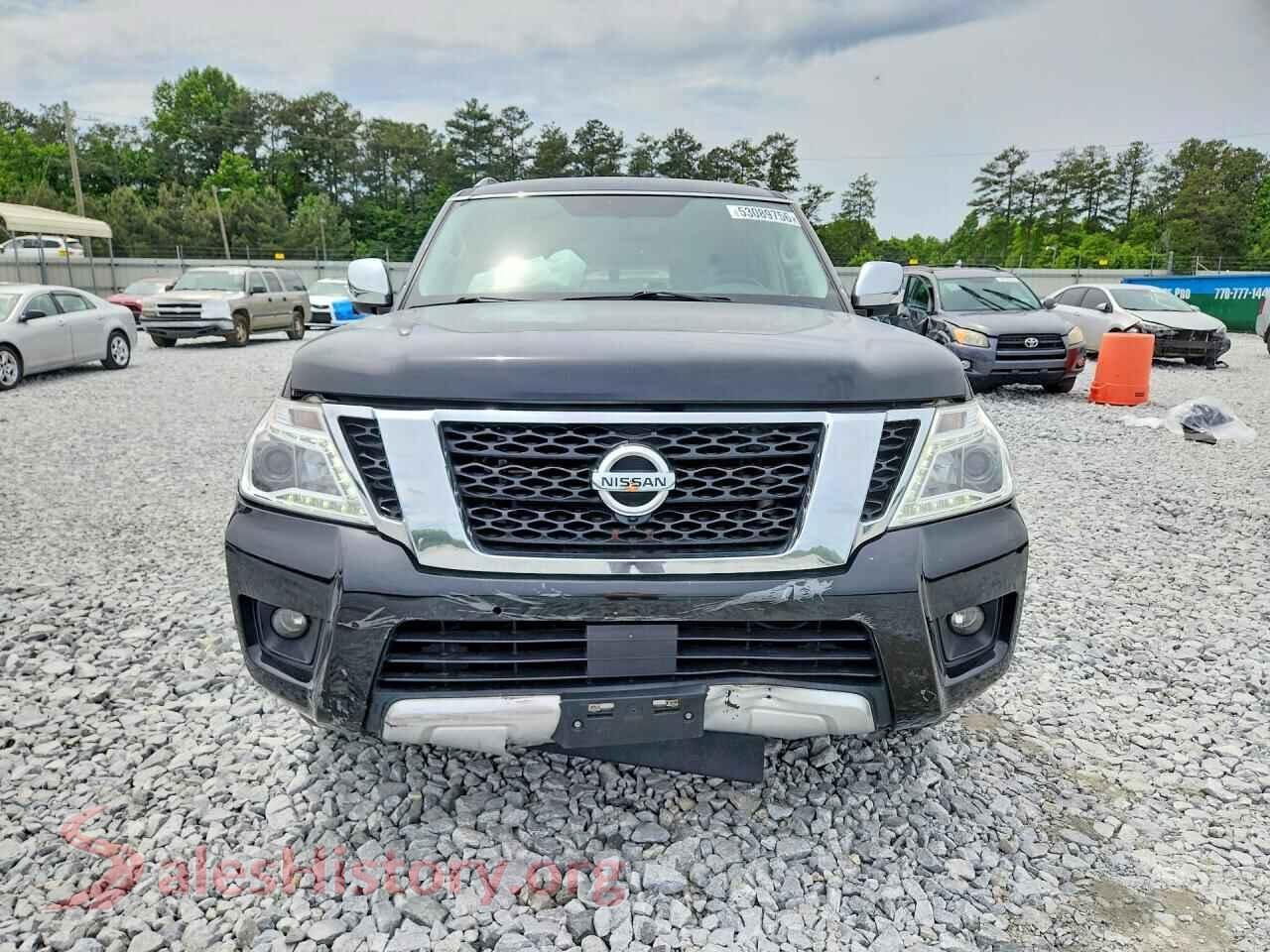 2018 NISSAN ARMADA VIN JN8AY2ND7J9058192, rear view