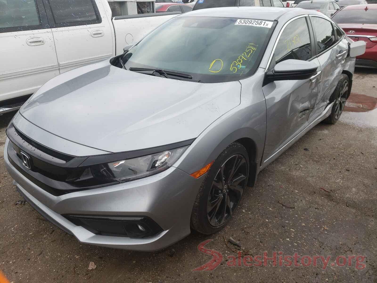 2HGFC2F83KH604555 2019 HONDA CIVIC