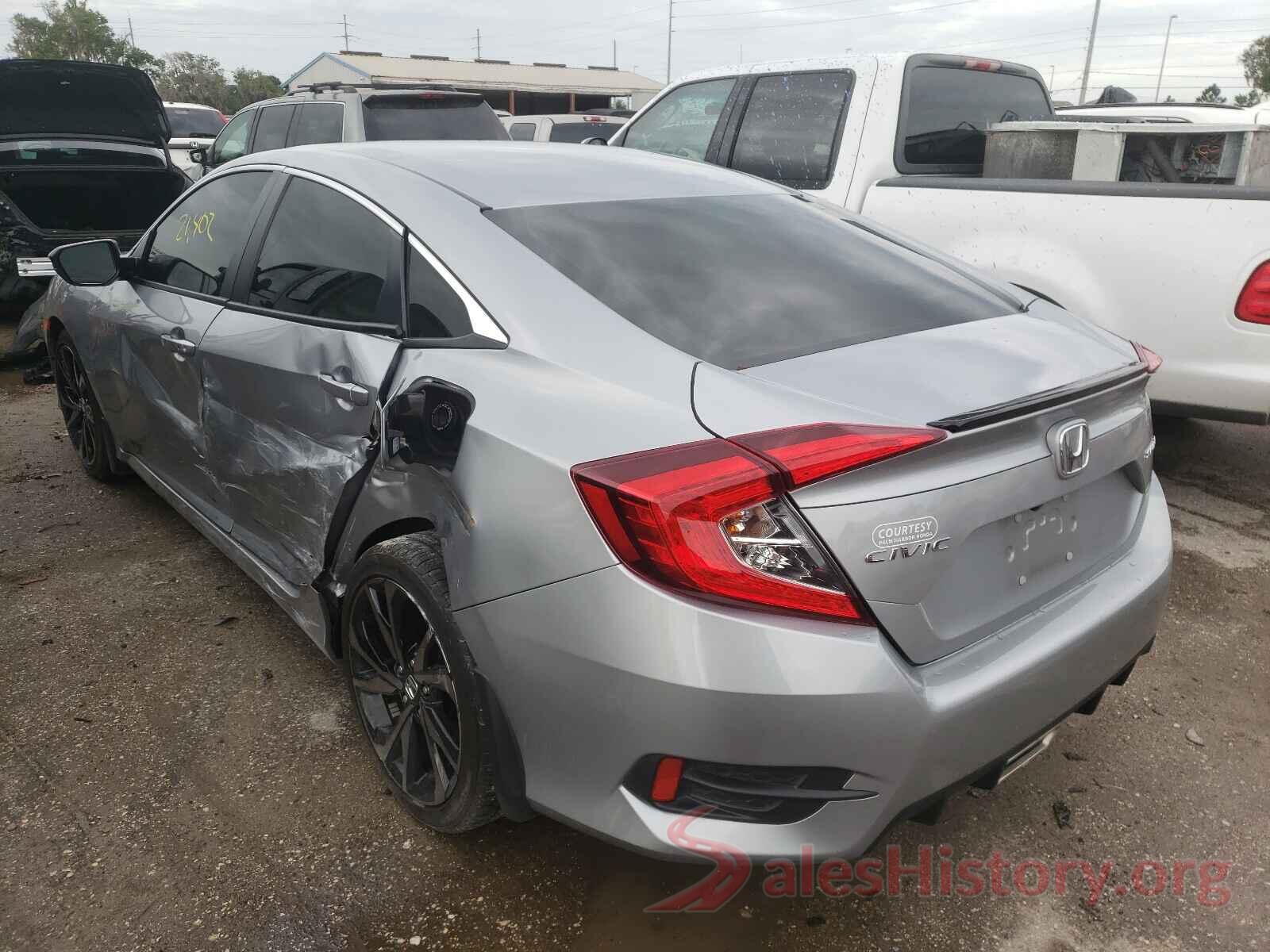 2HGFC2F83KH604555 2019 HONDA CIVIC