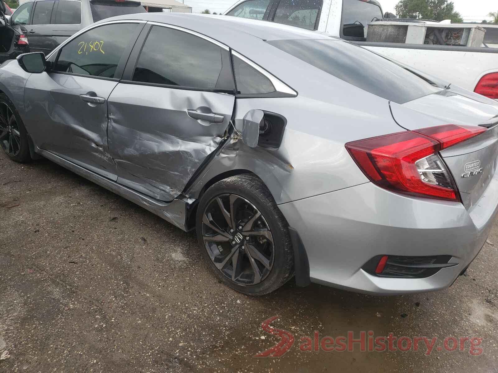 2HGFC2F83KH604555 2019 HONDA CIVIC