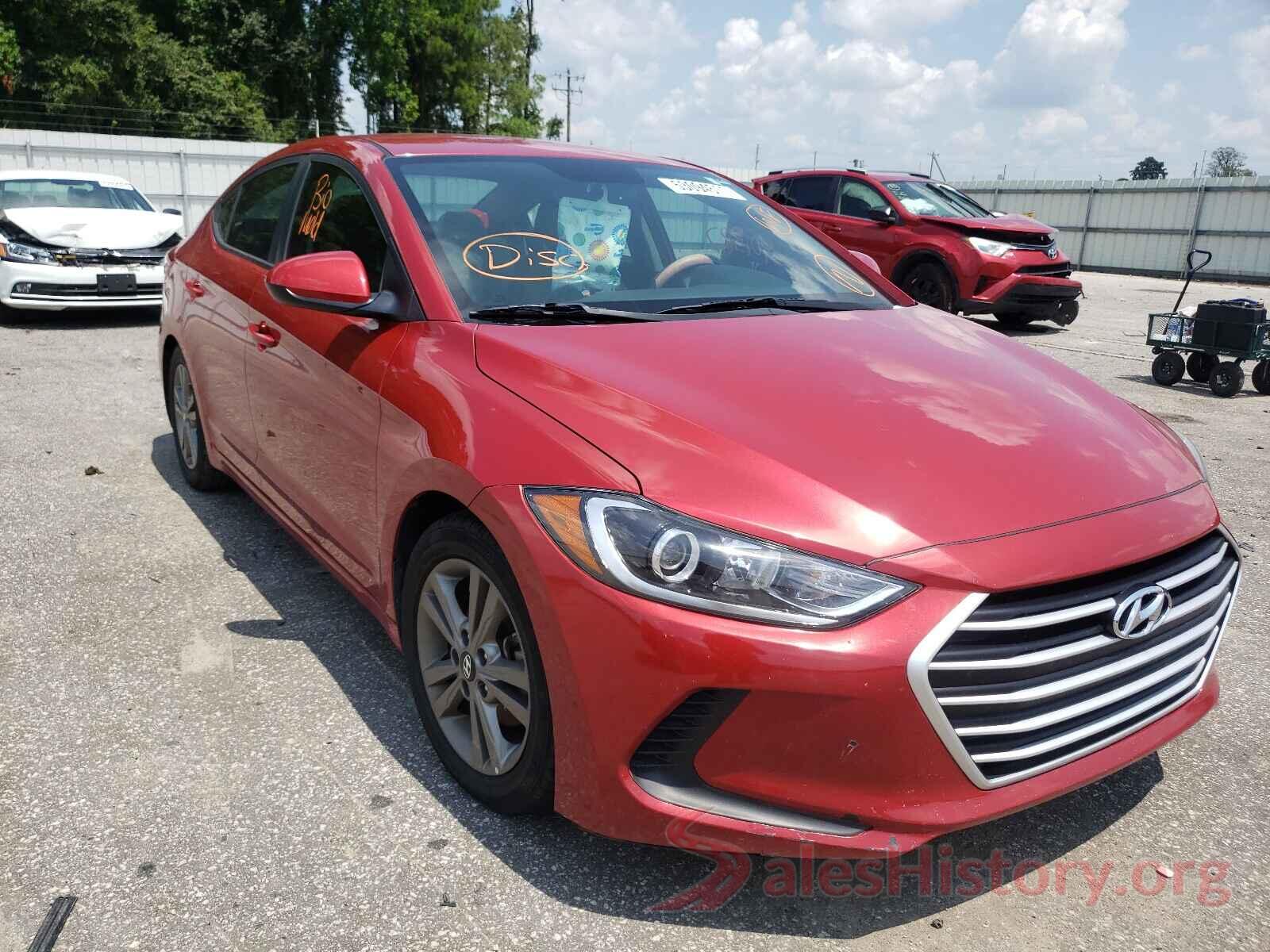 5NPD84LF6JH234309 2018 HYUNDAI ELANTRA