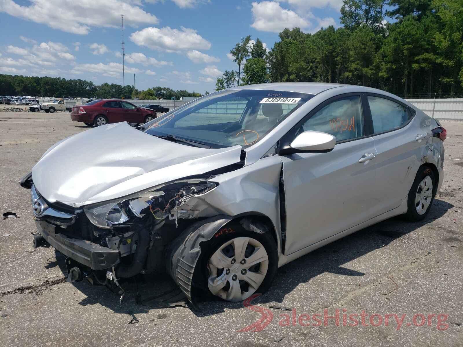 5NPDH4AE9GH751686 2016 HYUNDAI ELANTRA