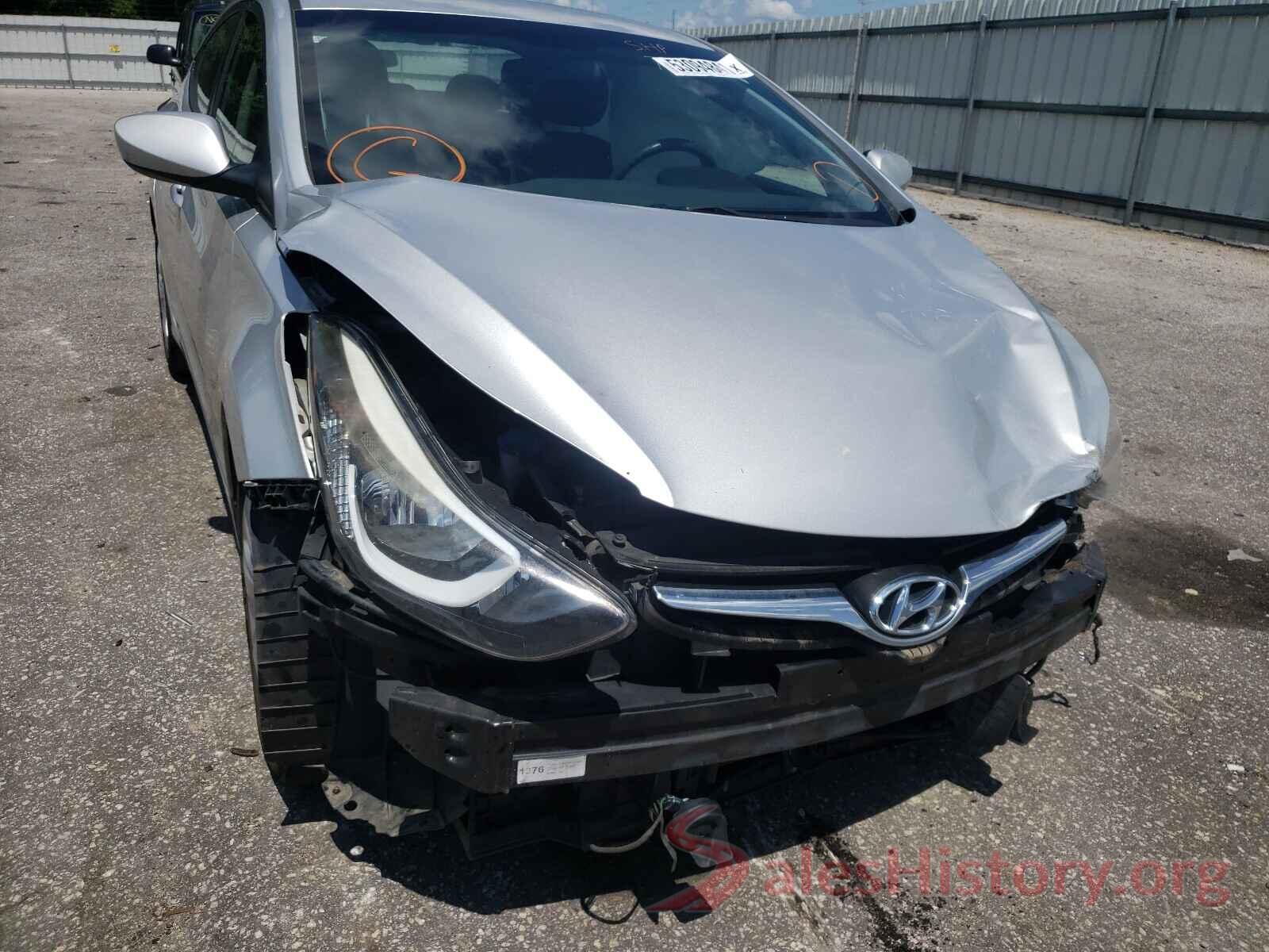 5NPDH4AE9GH751686 2016 HYUNDAI ELANTRA