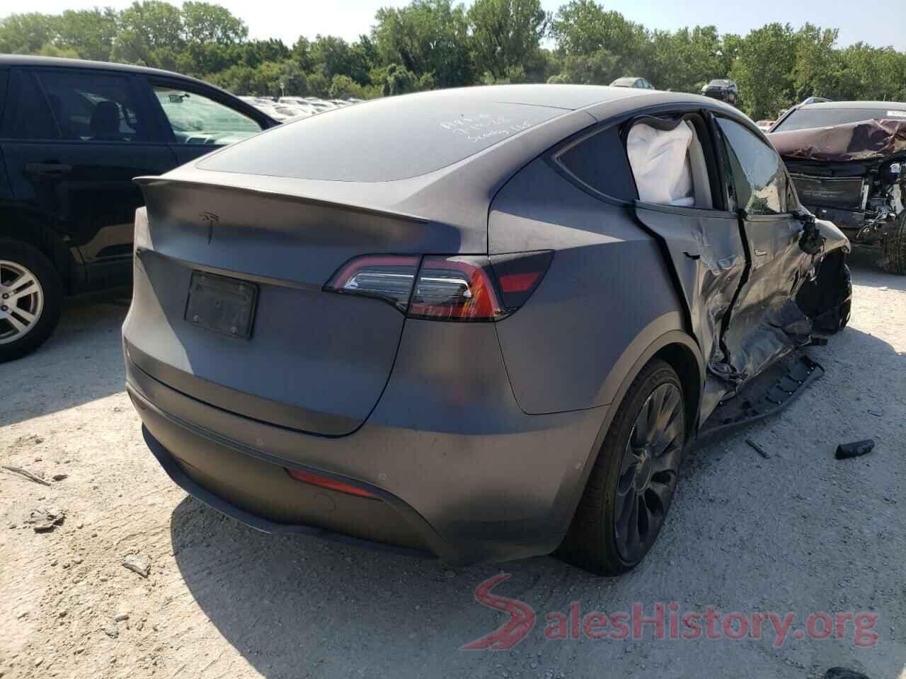 7SAYGDEF5NF381925 2022 TESLA MODEL Y