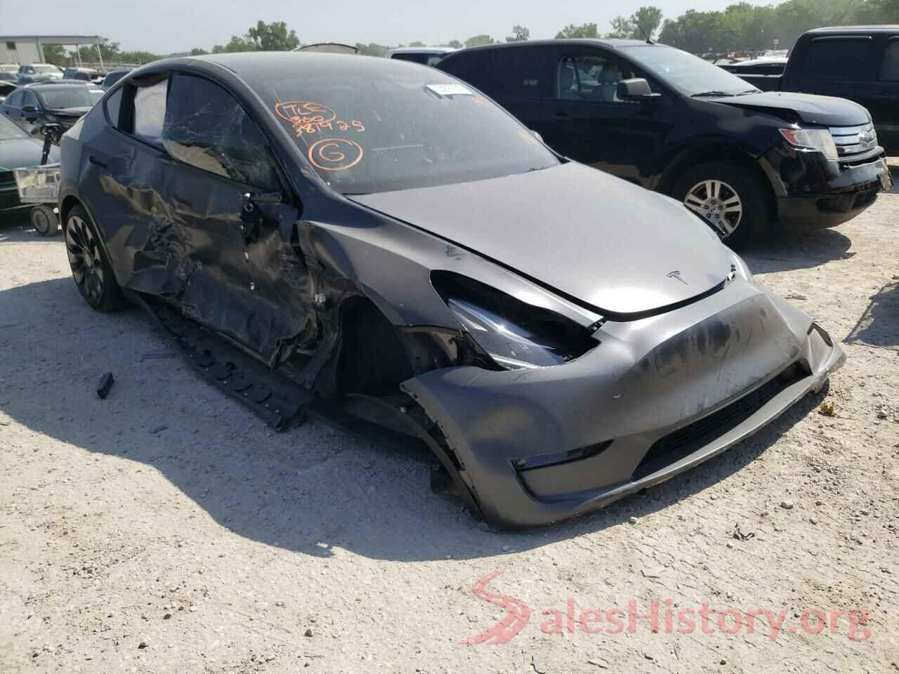 7SAYGDEF5NF381925 2022 TESLA MODEL Y