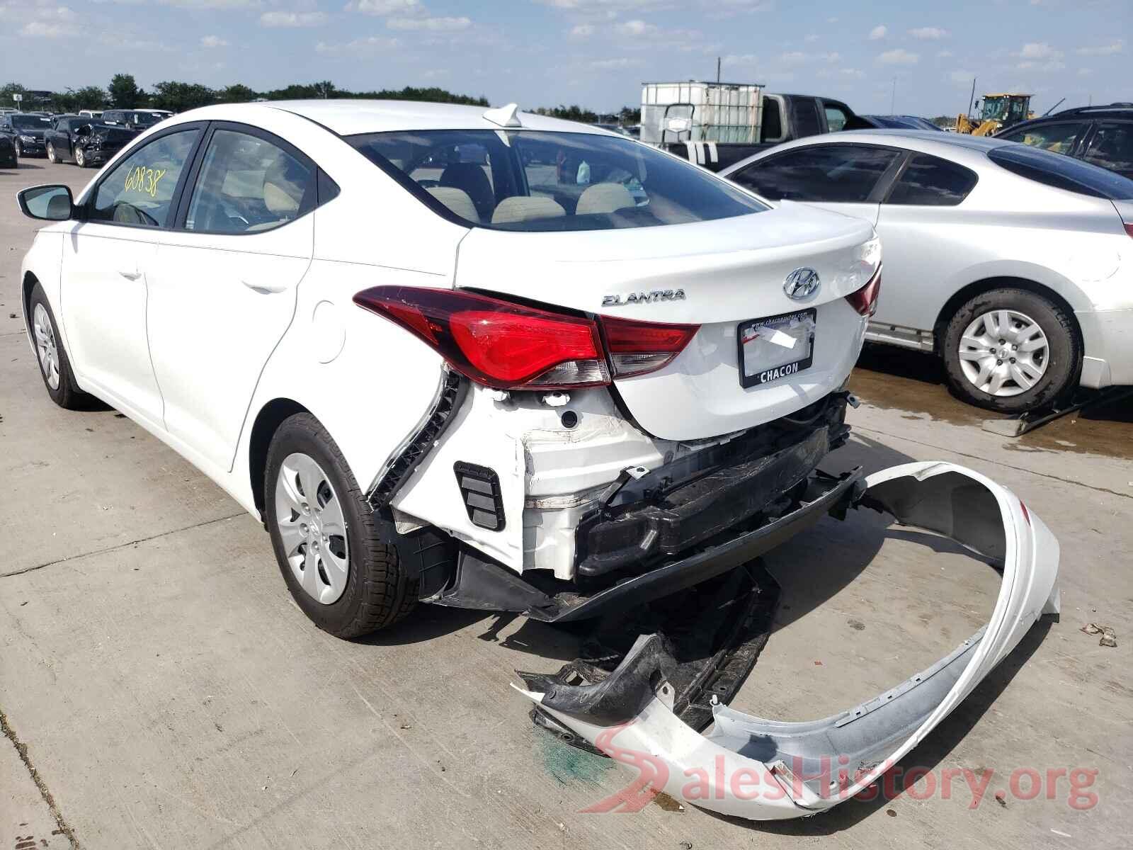 5NPDH4AE5GH772227 2016 HYUNDAI ELANTRA