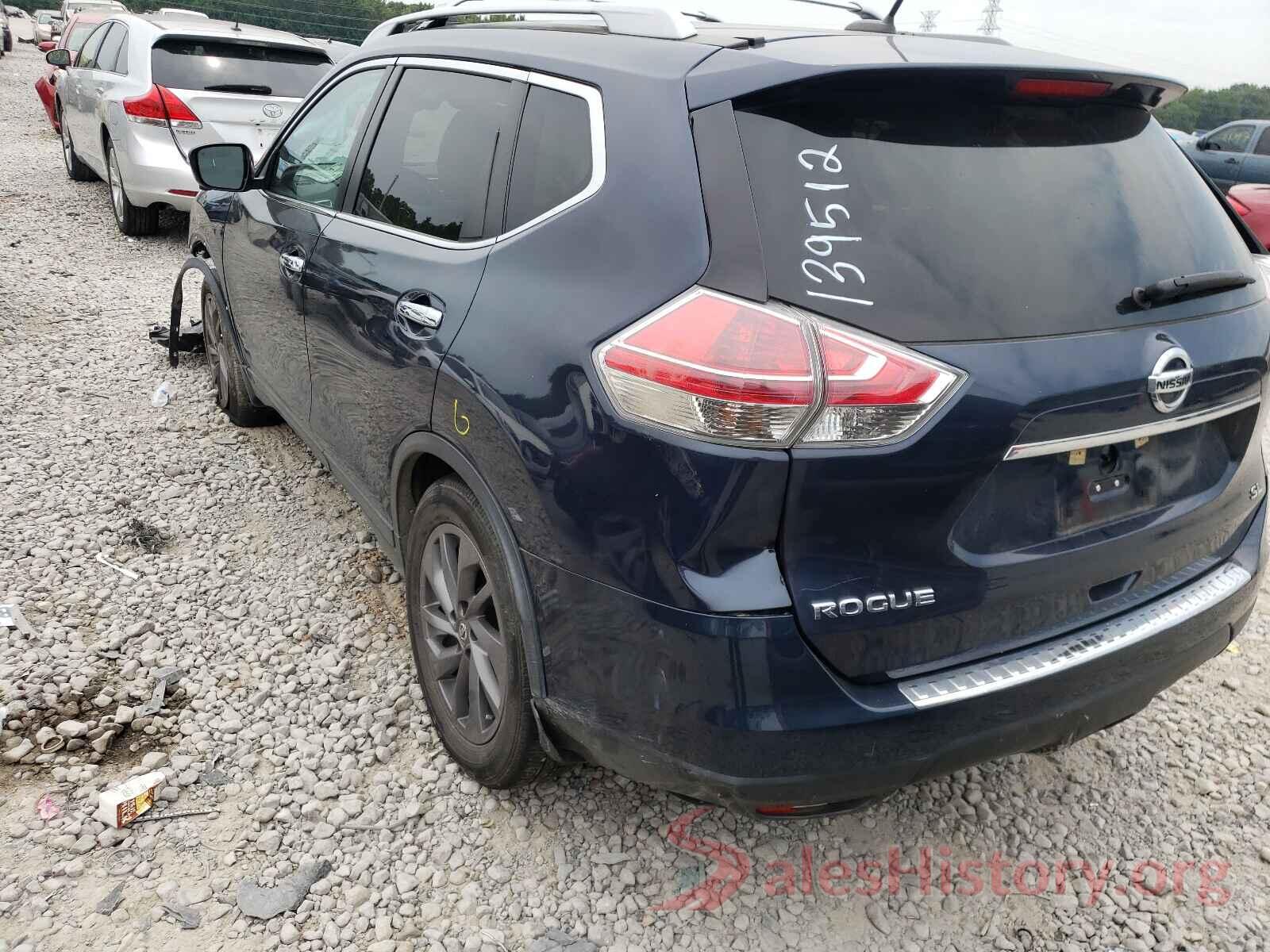 5N1AT2MT7GC912351 2016 NISSAN ROGUE