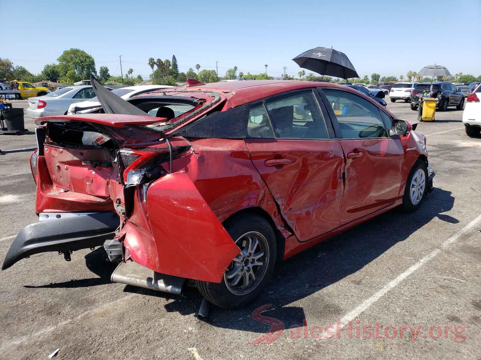 JTDKBRFU2H3545872 2017 TOYOTA PRIUS