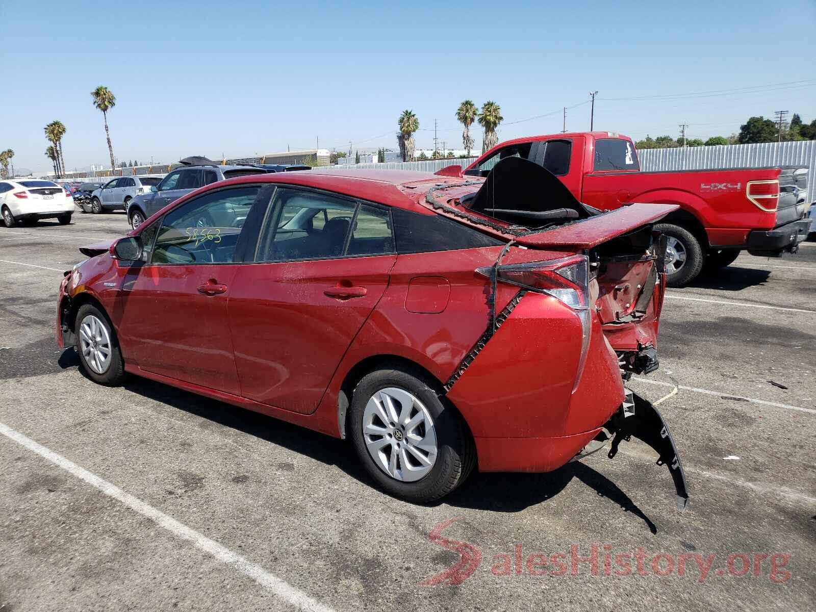 JTDKBRFU2H3545872 2017 TOYOTA PRIUS