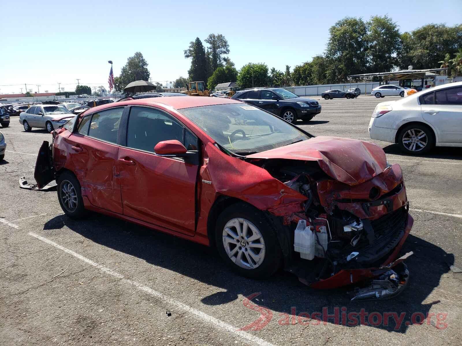 JTDKBRFU2H3545872 2017 TOYOTA PRIUS