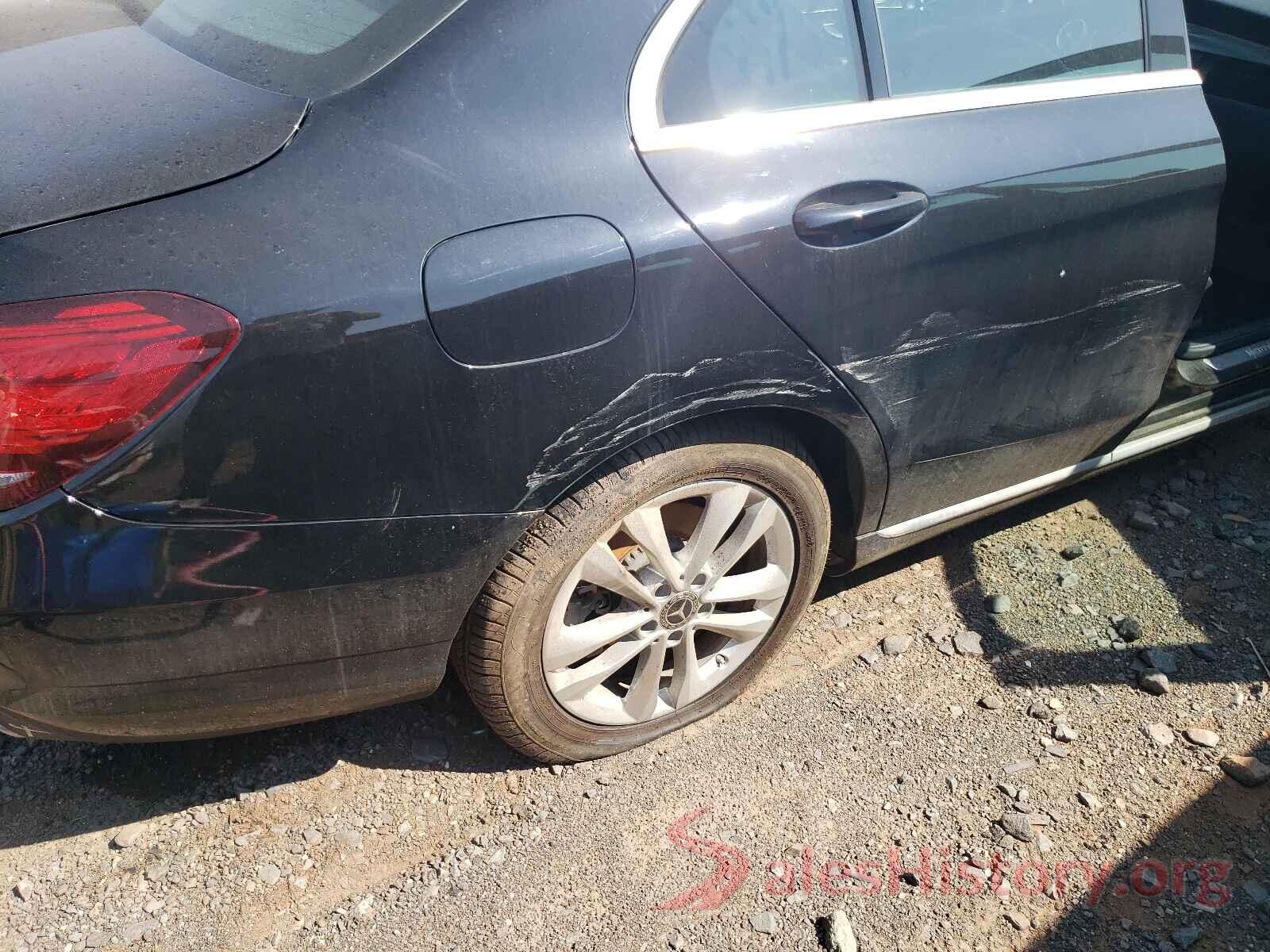 55SWF8EB0KU316163 2019 MERCEDES-BENZ C-CLASS