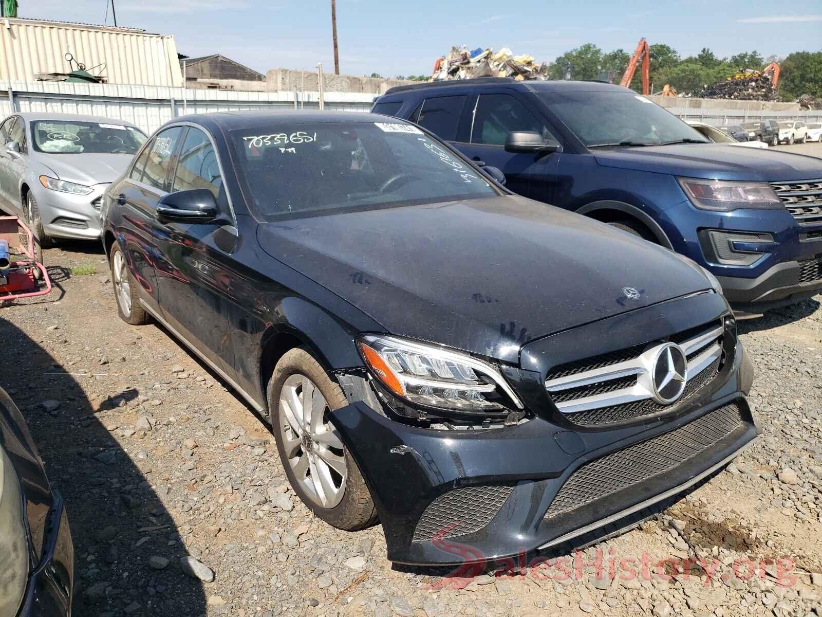 55SWF8EB0KU316163 2019 MERCEDES-BENZ C-CLASS