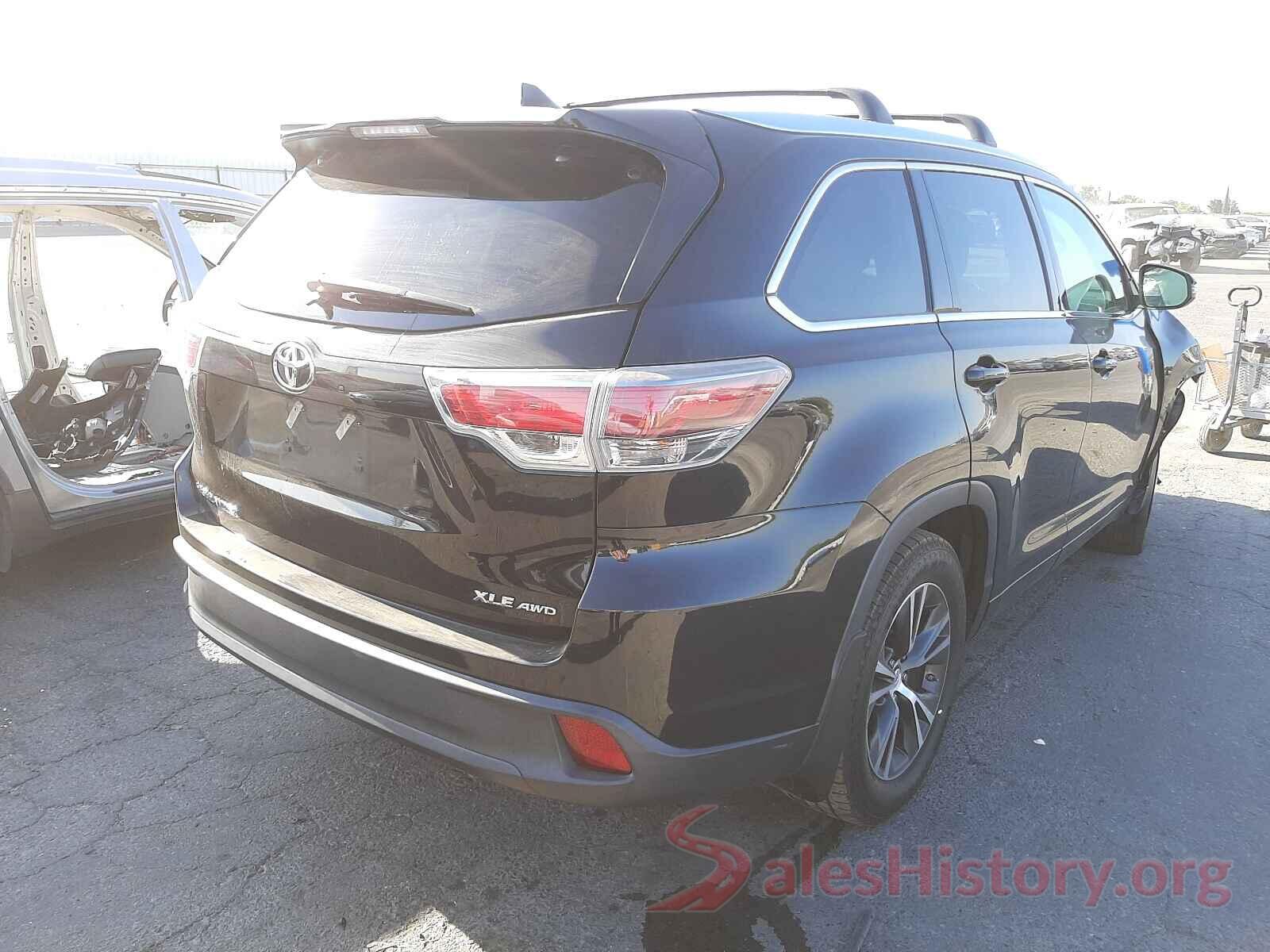 5TDJKRFH2GS287008 2016 TOYOTA HIGHLANDER